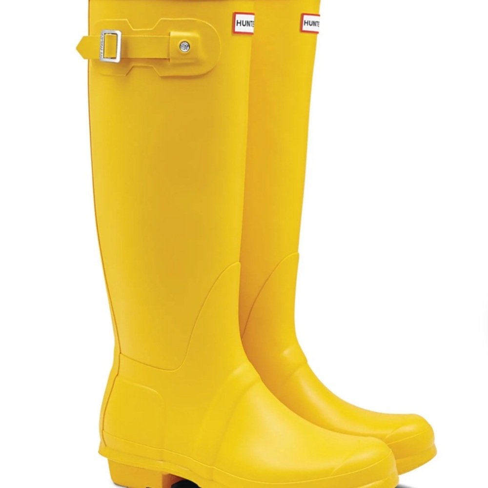 Hunter Original Tall Yellow Rain Boots